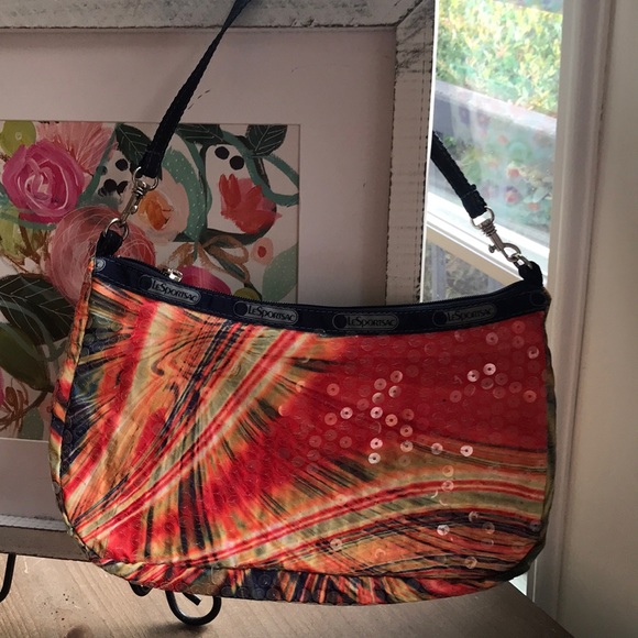 Lesportsac Handbags - LeSportsac Sequined Small Bag